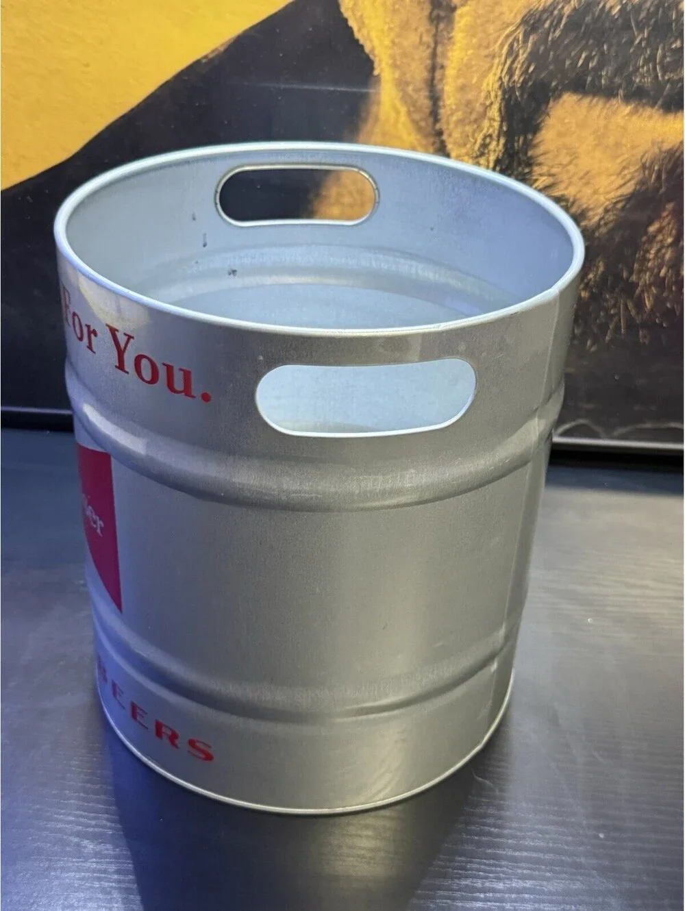 Budweiser Metal Keg Ice Bucket This Bud’s For You Beer Tub Barware 2022